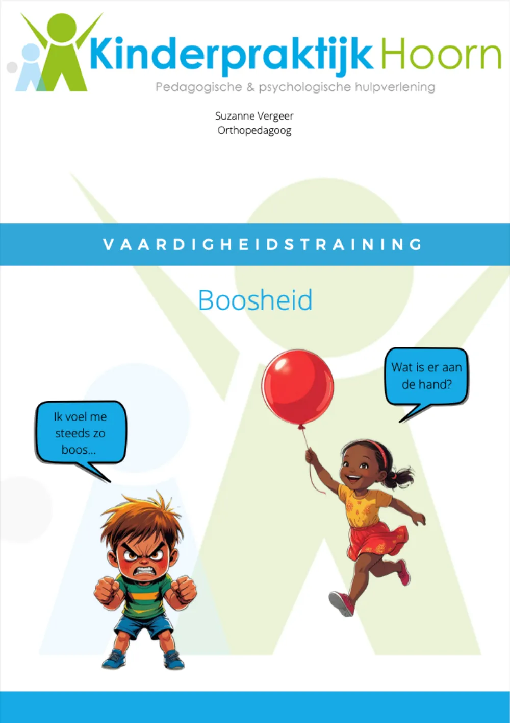 Kinderpraktijk Hoorn vaardigheidstraining boosheid